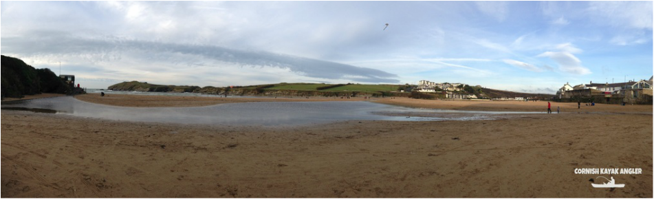 Kayak Fishing at Porth Beach