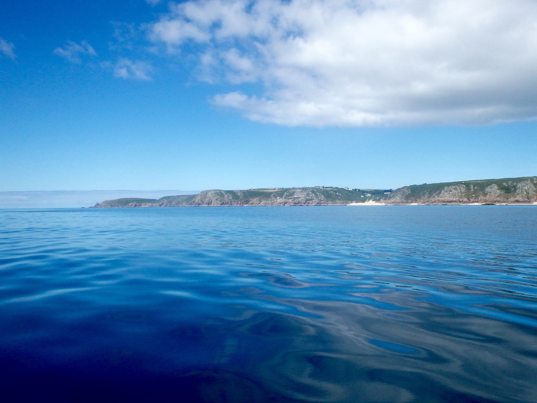Kayak Fishing at Porthcurno