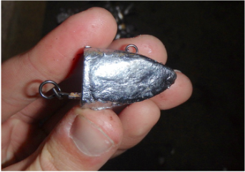 Homemade Fishing Lead Head