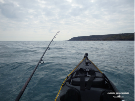 Kayak Fishing at Coverack - looking towards South