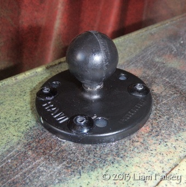 Fitting a Ram Ball to a Fishing Kayak