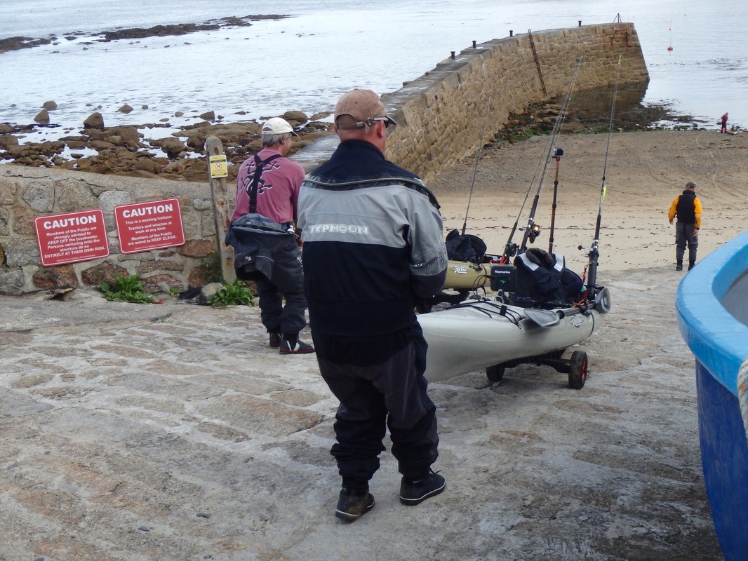 Soap and Lureman at the Penzance Kayak Fishing Meet 2015