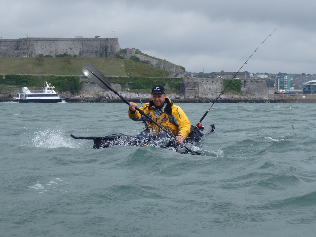 Snapper battling through the chop in his RTM Black Tempo