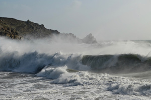 Storm Imogen at Lamorna
