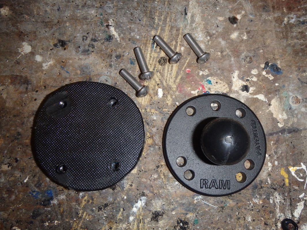 Making a Ram ball backing plate with countersunk nuts