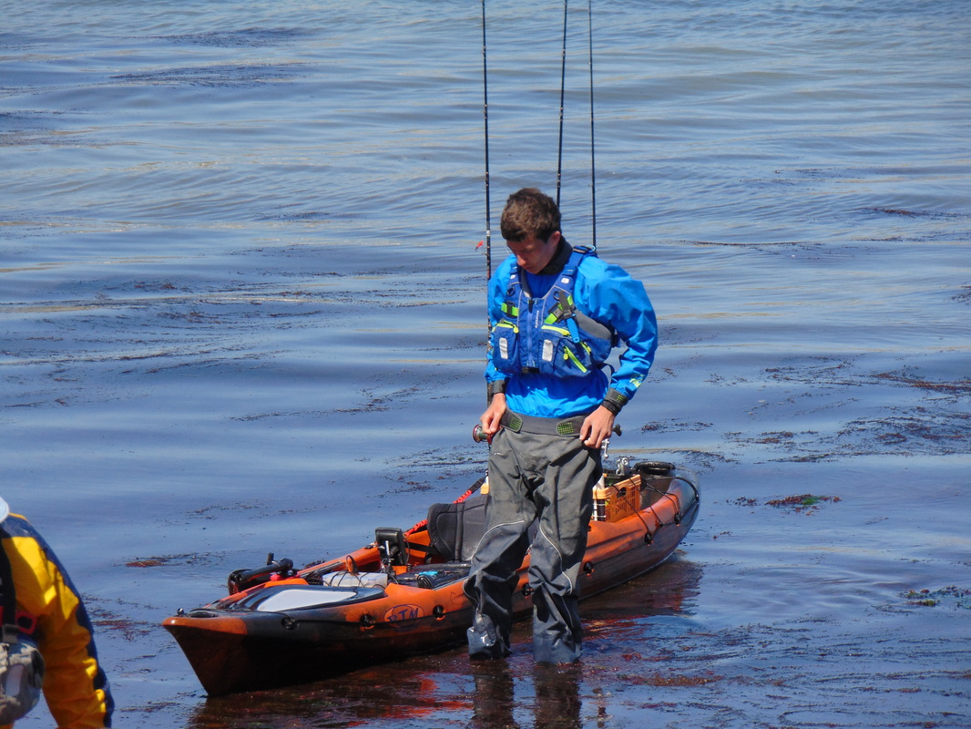 Cornish Kayak Angler at the Swanage Classic 2015
