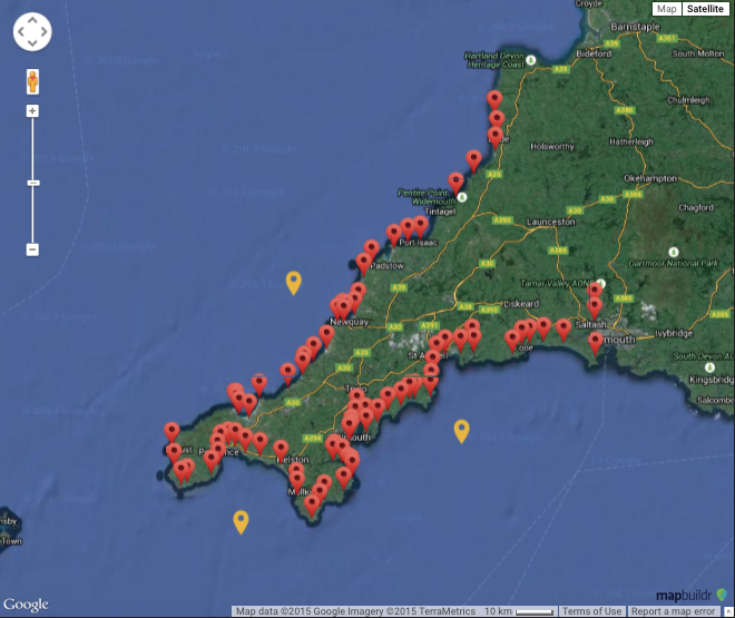 Places to Kayak Fish in Cornwall