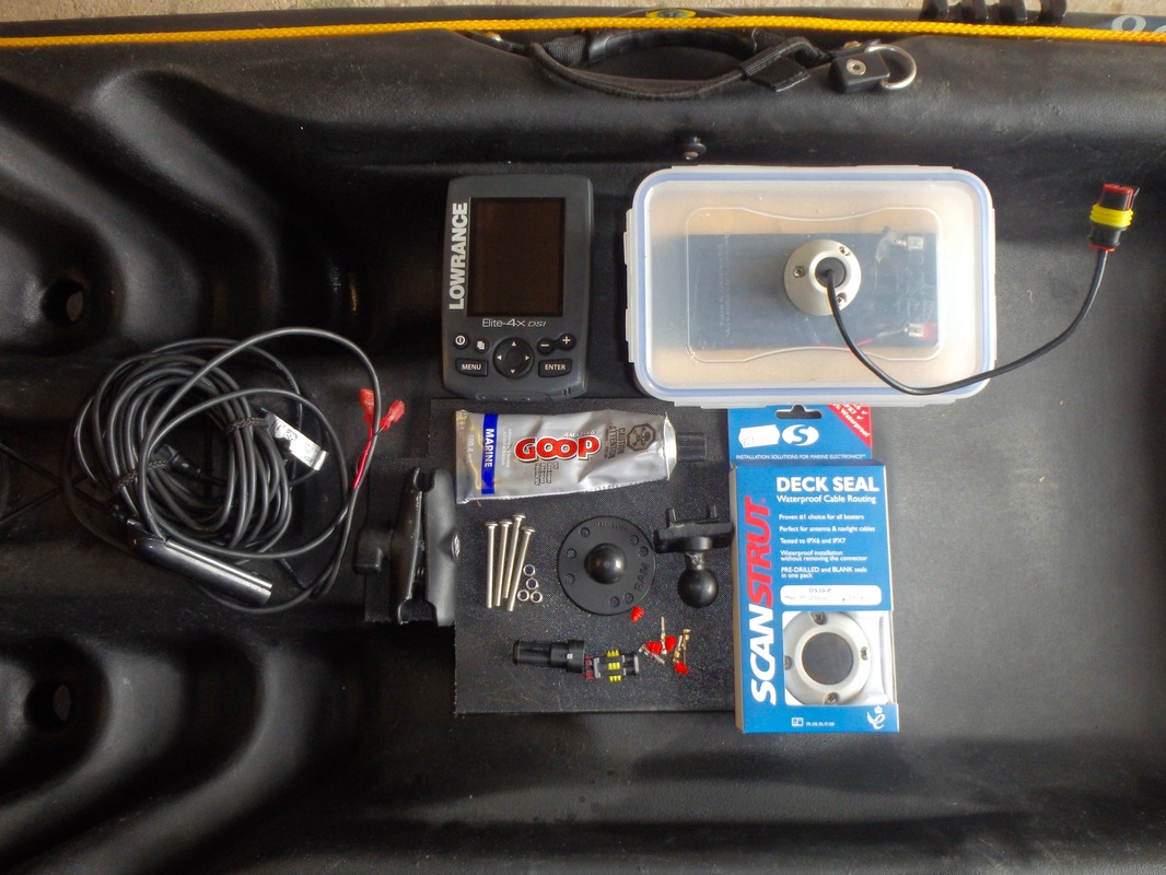 Lowrance Fishfinder Kayak Install