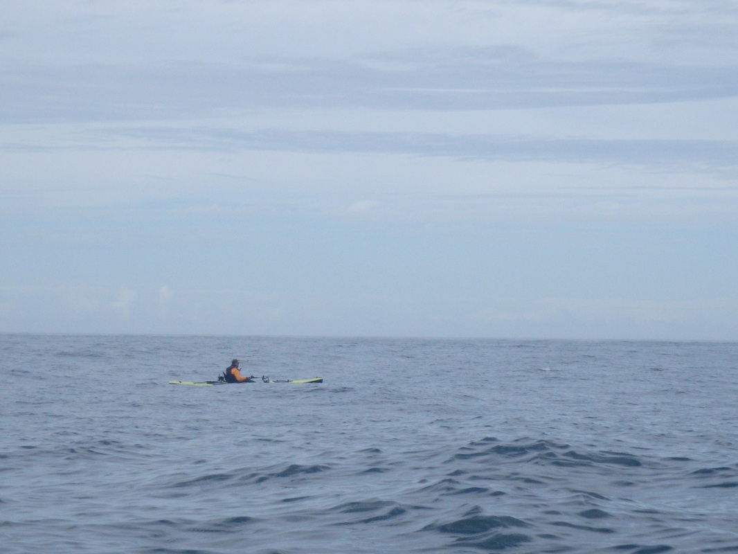 Kevin on his Jensen at the Penzance Kayak Fishing Meet 2015