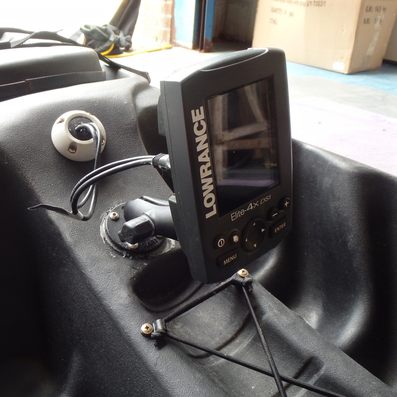 Lowrance Fishfinder Kayak Install
