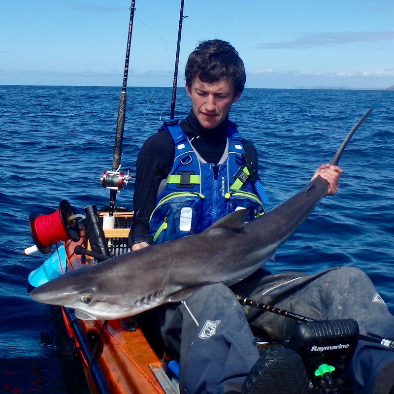 Kayak Fishing in Cornwall