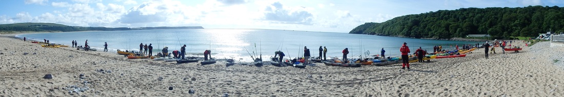 Oxwich Bay Kayak Fishing Competition 2015