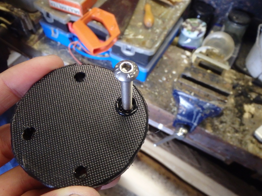 Making a Ram ball backing plate with countersunk nuts