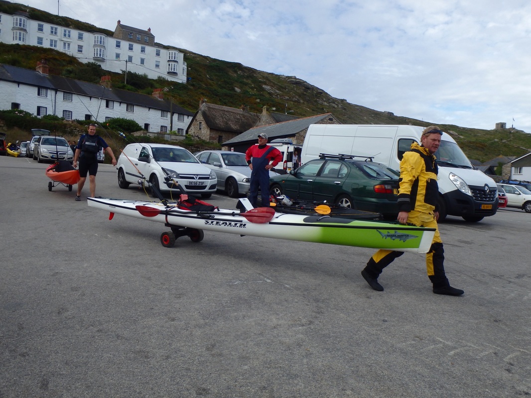 Craig with his Stealth at the Penzance Kayak Fishing Meet 2015