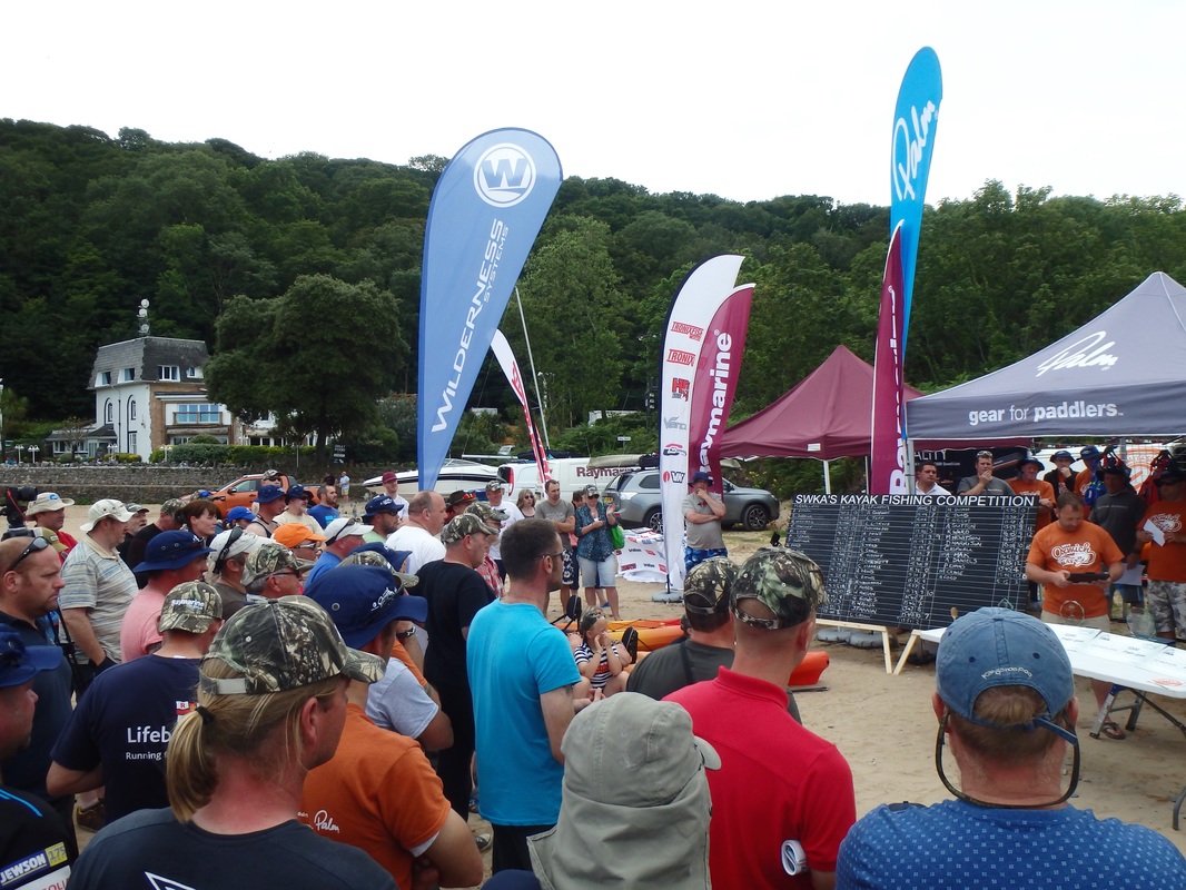 Oxwich Bay Kayak Fishing Competition 2015 Prize Presentation