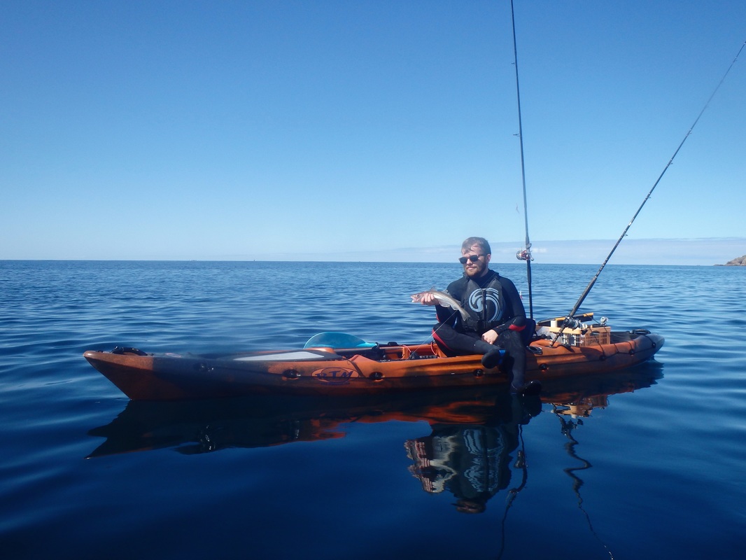 Elliot with a kayak caught Whiting