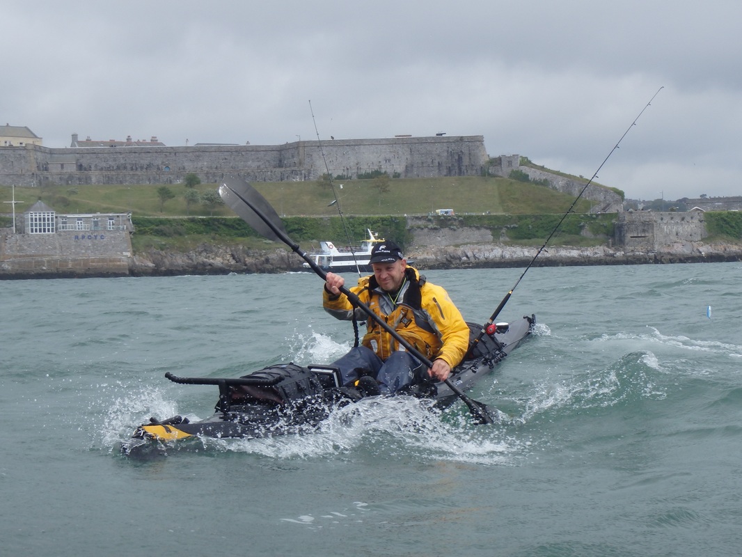 Snapper battling through the chop in his RTM Black Tempo