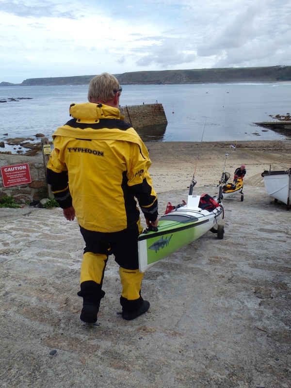Craig at the Penzance Kayak Fishing Meet 2015