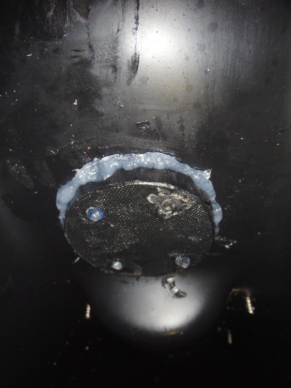 Making a Ram ball backing plate with countersunk nuts