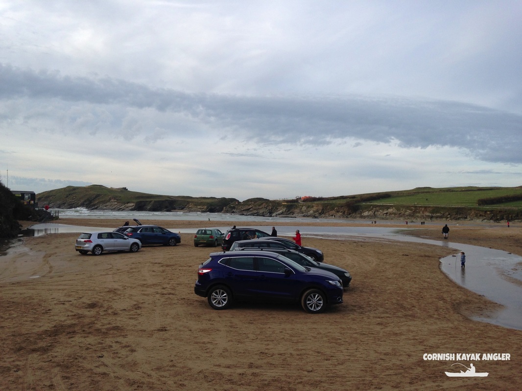 Kayak Fishing at Porth Beach