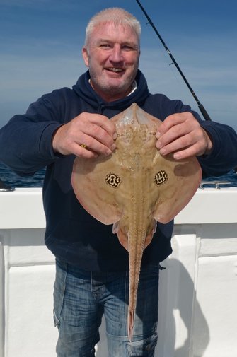Bob with a stunning Cuckoo Ray 
