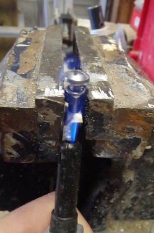 Countersunk Nut in Chopping Board