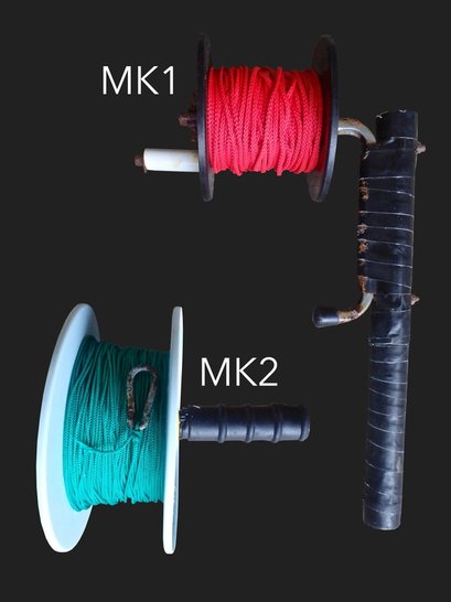 Kayak Anchor Reels Mark 1 and 2