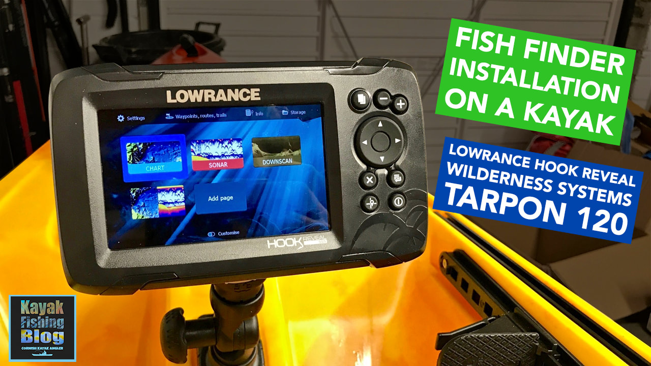 Fish Finder Installation on a fishing kayak