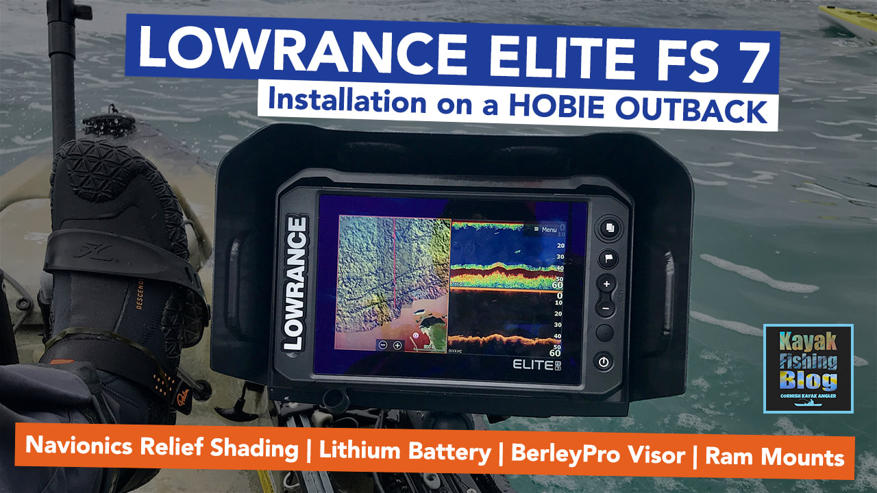 Lowrance Elite FS 7 Fish Finder on a Kayak